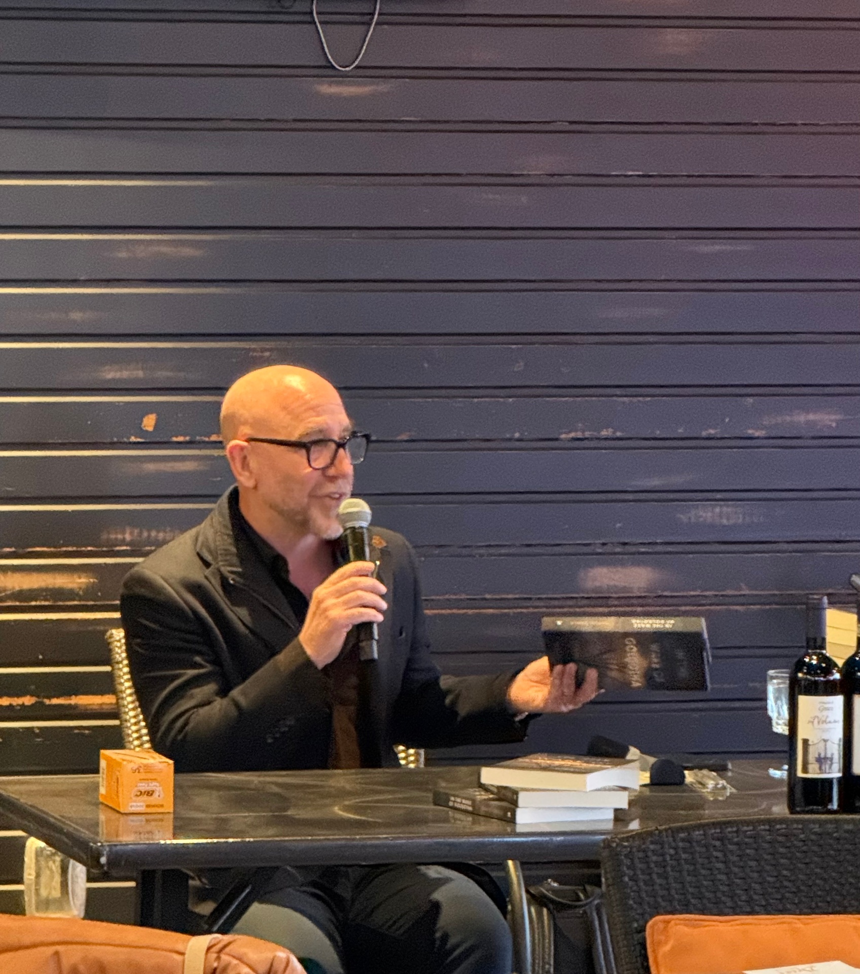 Daniel Grace reading from In the Wake of Golgotha at Beau's Grille